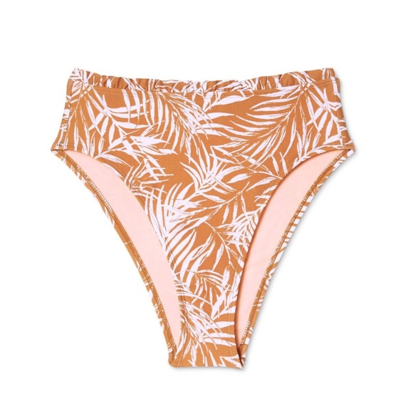 tan high waisted bikini